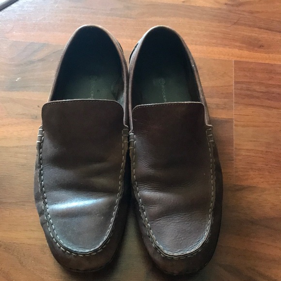 rockport mens casual slip on shoes